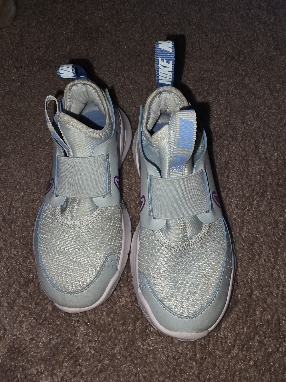 Nike Kids' Light Blue Slip-On Athletic Shoes